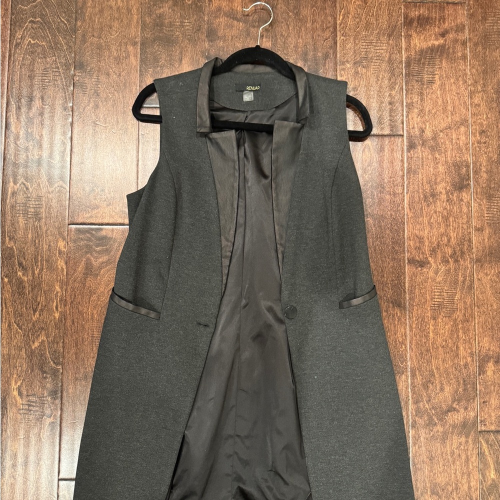 Renuar Charcoal and Ebony Vest
